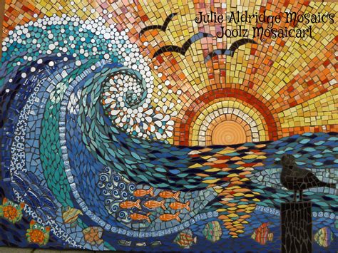 The meditative qualities of creating underwater magic mosaics